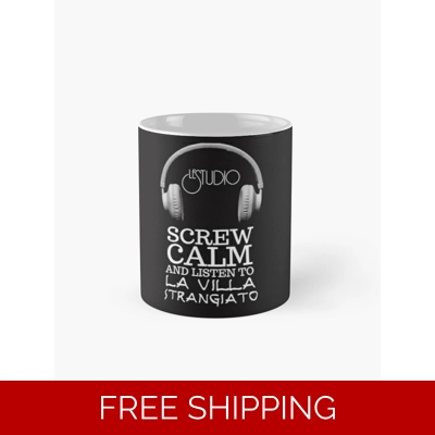 Classic Mug Black Le Studio La Villa White Logo